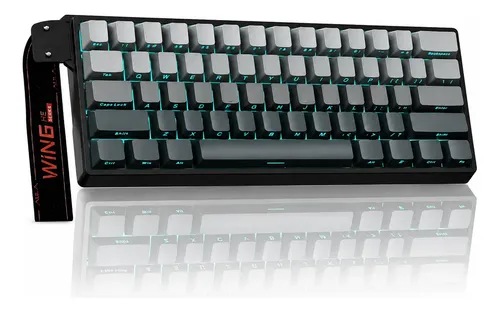 Teclado Magnetico Aula Win60 Preto Degrade Ingles Us
